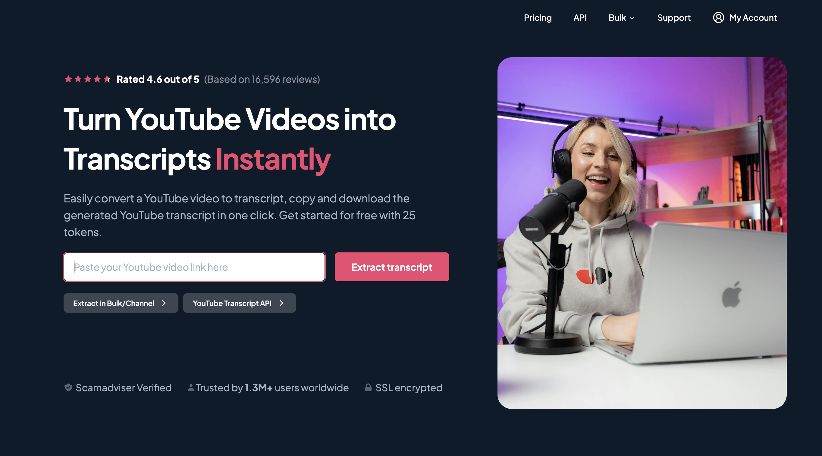 YouTube-Transcript.io